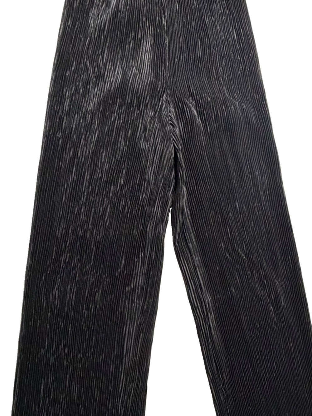 Commense Black Corduroy Wide-Leg Men's Pants